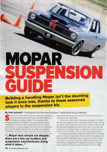 Mopar Suspension Guide